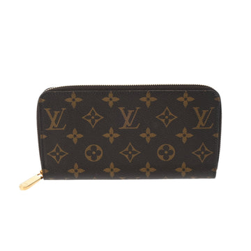 LOUIS VUITTON Monogram Zippy Wallet Fuchsia M41895 Women's Canvas Long