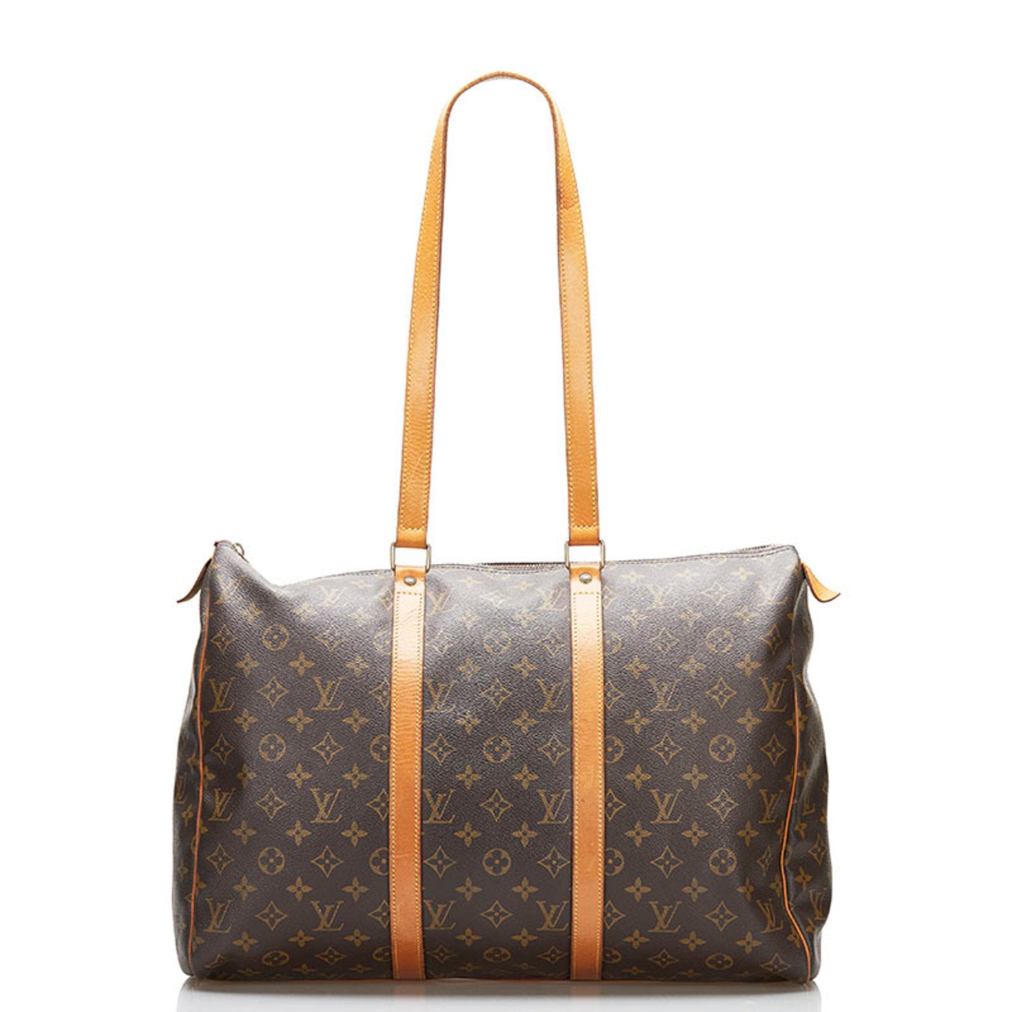 Louis Vuitton Monogram Flannery 50 Tote Bag Shoulder M51116 Brown PVC
