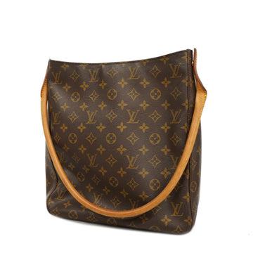 LOUIS VUITTON Shoulder Bag Monogram Looping GM M51145 Brown Ladies