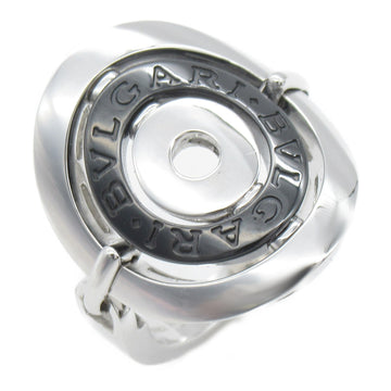 BVLGARI Astrale Cerki Ring Ring Black Silver K18WG[WhiteGold] Black Silver