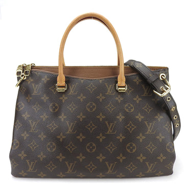 LOUIS VUITTON Tote Bag Shoulder Pallas M40907 Monogram Avane Leather Women's Lv  tote bag monogram