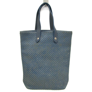 HERMES Ahmedabad Diego PM Women's Leather,Polyester Tote Bag Navy