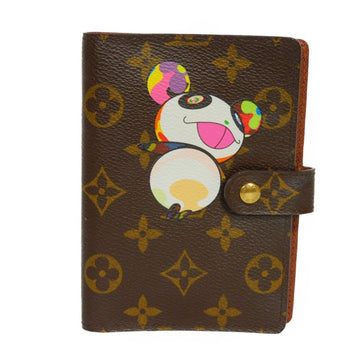 LOUIS VUITTON Notebook Cover Agenda PM Takashi Murakami Multicolor 6-hole Monogram Panda R20011 Men's Women's