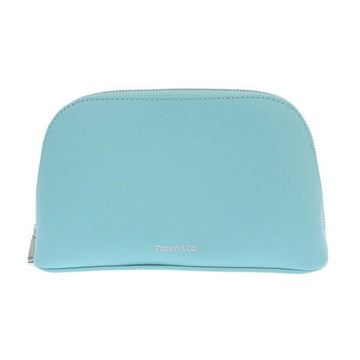 TIFFANY leather pouch blue