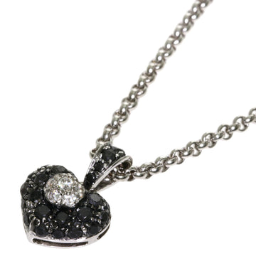 Chopard Heart Motif Diamond Necklace K18 White Gold Ladies