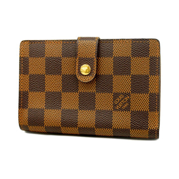 LOUIS VUITTONAuth  Damier Portefeuil Viennois N61674 Damier Canvas Wallet