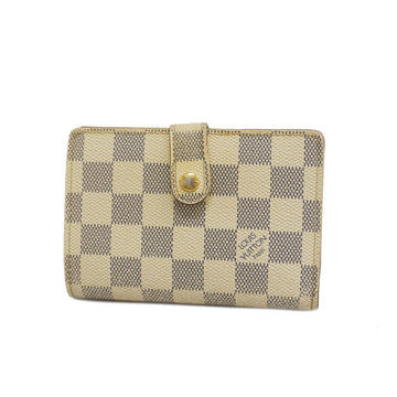 LOUIS VUITTONAuth  Damier Azur Portefeuille Viennois N61676 Women's Wallet