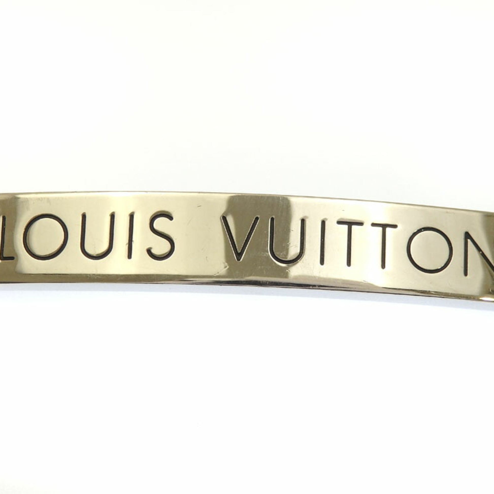 Louis Vuitton Bracelet Brasserie LV Space Metal Nylon M00273 Noir Blac