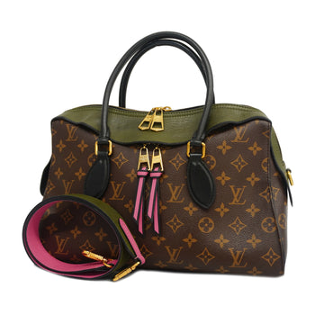 LOUIS VUITTONAuth  Monogram 2way Bag Twill Lee Tote M41454 Women's Handbag