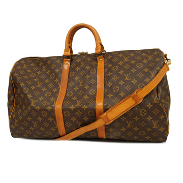 LOUIS VUITTONAuth  Monogram Keepall Bandouliere 55 M41414