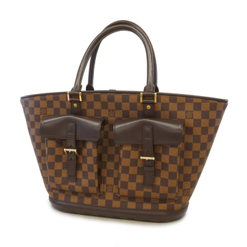 Louis Vuitton Damier Tote Bag Damier Manosque GM N51120 Women's Tote Bag