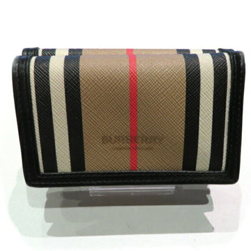 BALLY Barry Lark Icon Stripe 8027294 Trifold Wallet Ladies