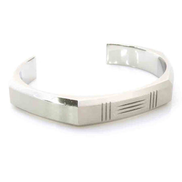 HERMES bangle toolbox metal silver unisex