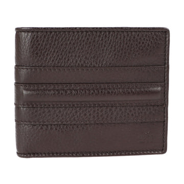 GUCCI folio wallet 233057 leather dark brown