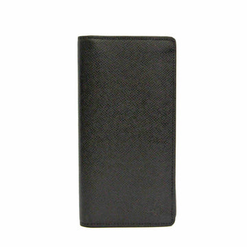 LOUIS VUITTON Taiga Brazza Wallet M30501 Men's Taiga Leather Long Wallet [bi-fold] Noir