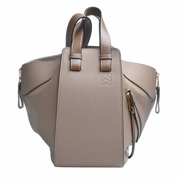 LOEWE Leather Hammock Small 2WAY Handbag 38712KBN60 Beige Ladies