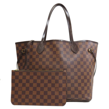 LOUIS VUITTON N41358 Neverfull MM Damier Tote Bag Canvas Women's