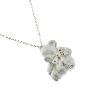 TIFFANY Bear/Bear 925 Silver Women's Necklace