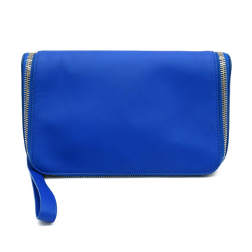 BOTTEGA VENETA Hand pouch Blue leather