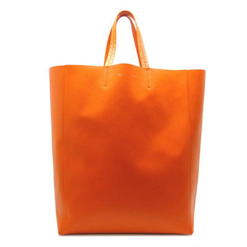 Celine Cabas Tote Bag Women's Leather Orange