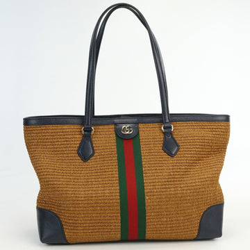 GUCCI Medium GG Tote Bag Ophidia 631685 Raffia Unisex