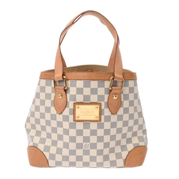 LOUIS VUITTON Damier Azur Hampstead PM White N51207 Ladies Canvas Handbag