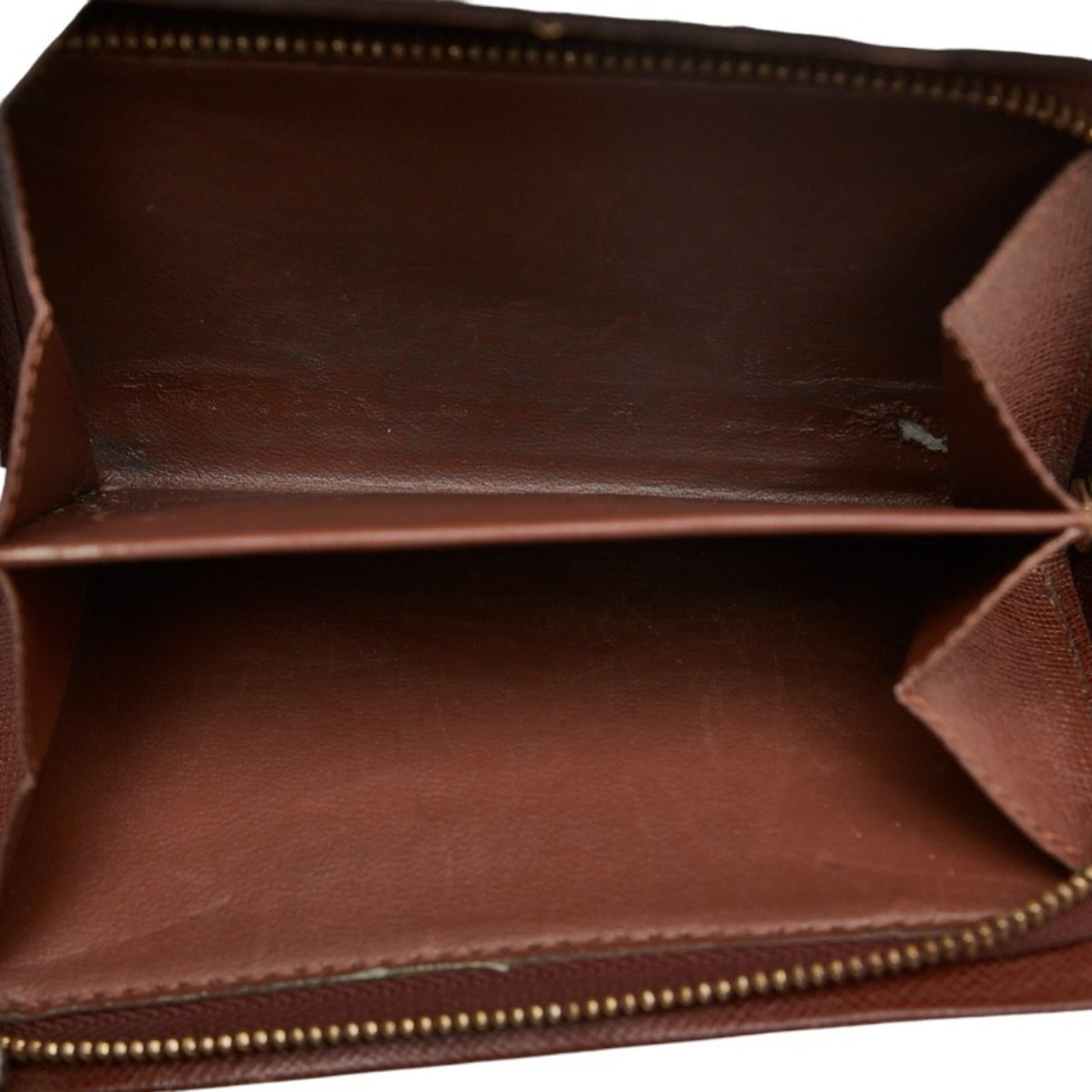 Louis Vuitton Portomone Biet Tresor Women's Bifold Wallet M61730 Monogram  Ebene (Brown)