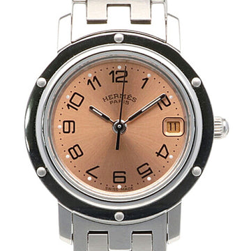 HERMES Clipper Watch Stainless Steel CL4.210 Ladies