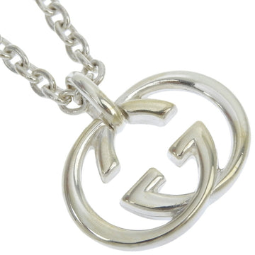 GUCCI Interlocking G Necklace Silver 925 Unisex