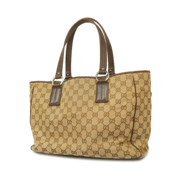 GUCCIAuth  Tote Bag 113017 Women's GG Canvas Handbag,Tote Bag Beige,Brown