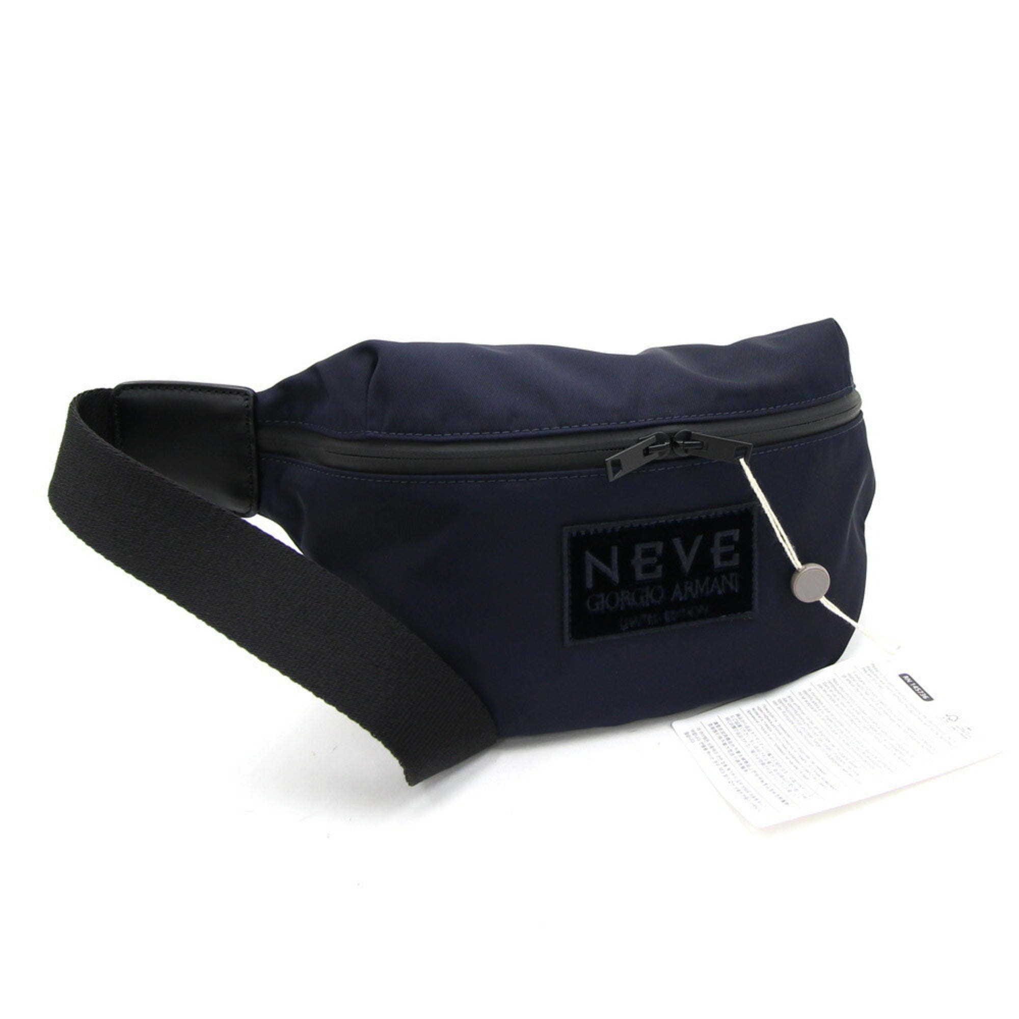 GIORGIO ARMANI waist pouch NEVE Y2O113 YI34J navy nylon