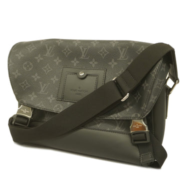 LOUIS VUITTONAuth  Monogram Eclipse Messenger Voyage PM M40511 Men's Shoulder Bag