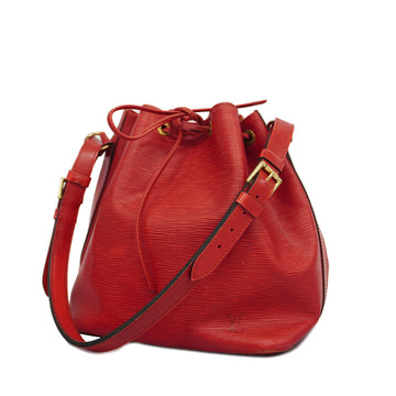 LOUIS VUITTONAuth  Epi Petit Noe M44107 Women's Shoulder Bag Castilian Red