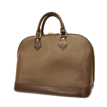 LOUIS VUITTONAuth  Epi Alma M5214D Women's Handbag Mocha