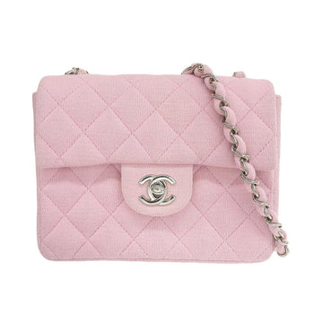 Chanel Bag Mini Matrasse Chain Shoulder Cotton Single Pink