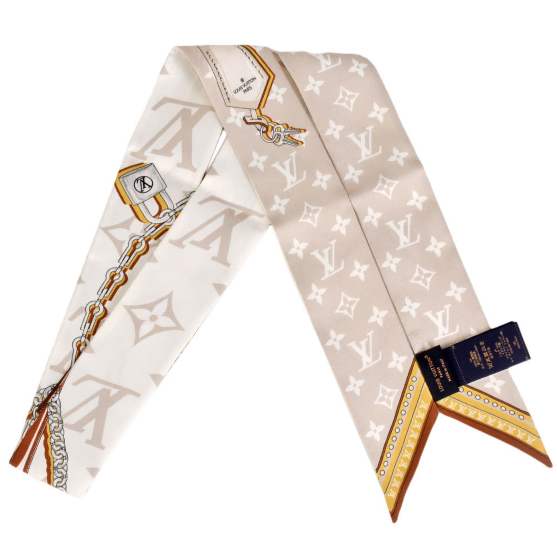 Louis Vuitton Silk Ultimate Monogram BB Bandeau Scarf (SHF-owHmv7) – LuxeDH