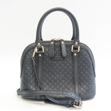 Gucci MicroGuccissima 449654 Women's Leather Handbag,Shoulder Bag Navy