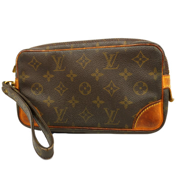 LOUIS VUITTONAuth  Monogram Marly Dragonne PM M51827 Women's Clutch Bag