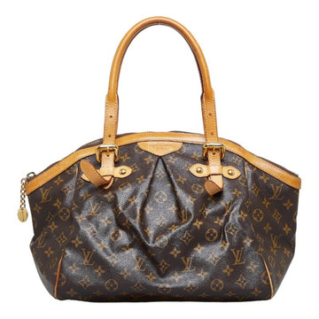 LOUIS VUITTON Monogram Tivoli GM Handbag Shoulder Bag M40144 Brown PVC Leather Ladies