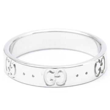 GUCCI Icon White Gold [18K] Band Ring