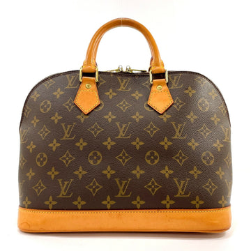 LOUIS VUITTON Alma Handbag Monogram Canvas  M51130 Women's Brown