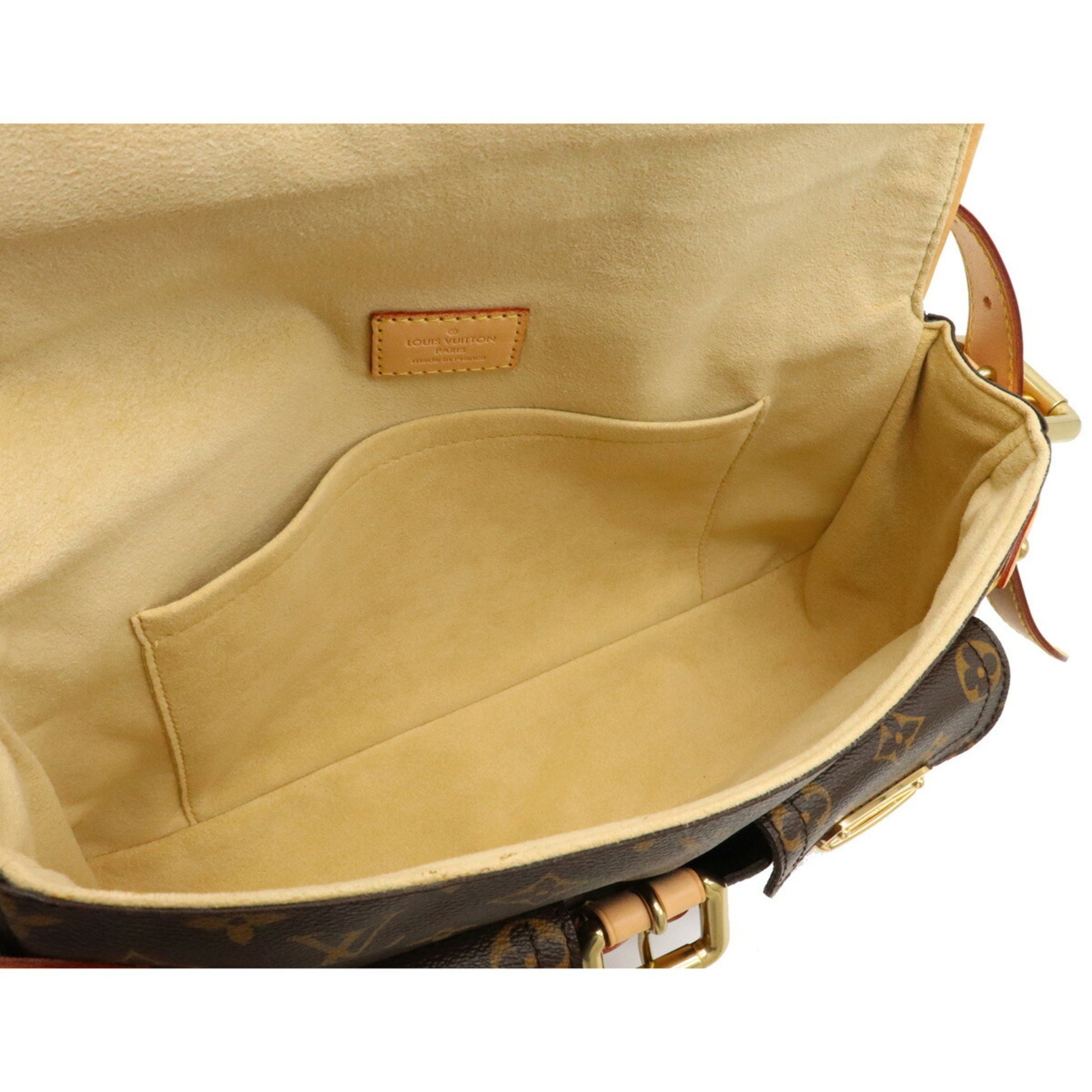 LOUIS VUITTON Monogram Hudson PM Shoulder Bag M40027 LV Auth ki3036 Cloth  ref.959630 - Joli Closet