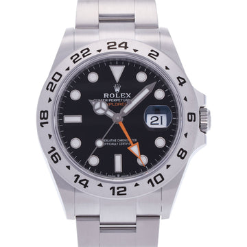 ROLEX Explorer 2 October 2023 226570 Men's SS Watch Automatic Black Dial