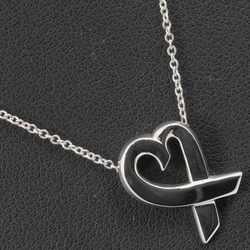 TIFFANY Loving Heart Necklace Silver 925 &Co. Women's