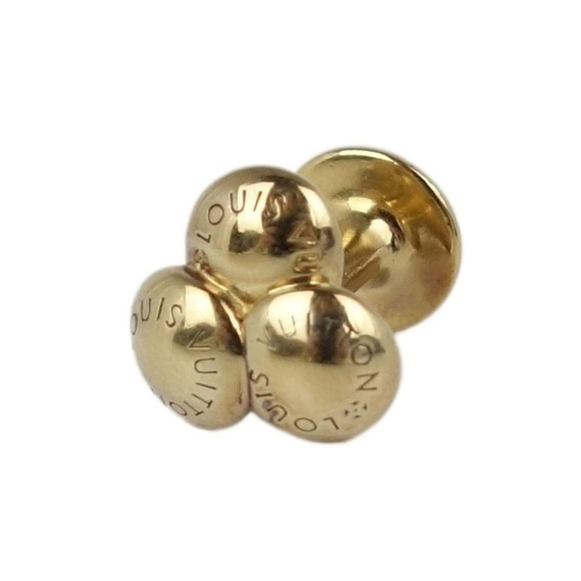 Louis Vuitton Louis Vuitton Cufflinks Buton De Manchette Bouquet Crew  Silver 925 Button Men's Gold