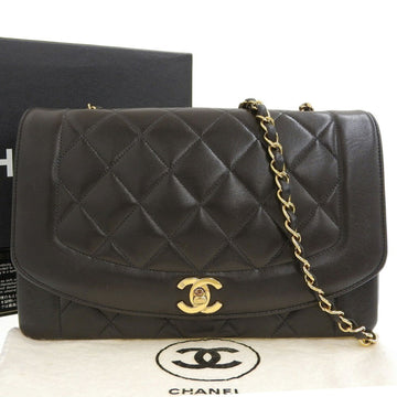 CHANEL Matelasse Diana 25 Coco Mark Shoulder Bag A01165