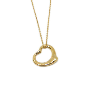 TIFFANY K18YG open heart necklace yellow gold