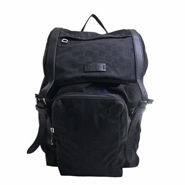 GUCCI GG nylon backpack rucksack 510336 black ladies