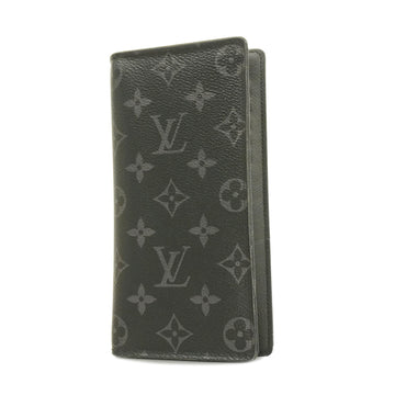 LOUIS VUITTONAuth  Monogram Eclipse Portofeuil Brother M61697 Men's Long Wallet