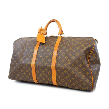 LOUIS VUITTONAuth  Monogram Keepol 55 M41424 Boston Bag